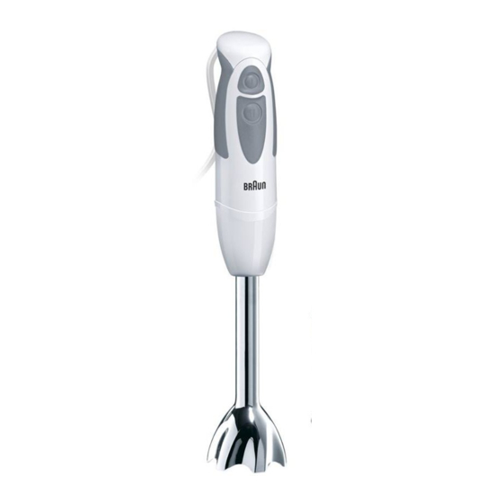 Braun Multiquick 3 Manual