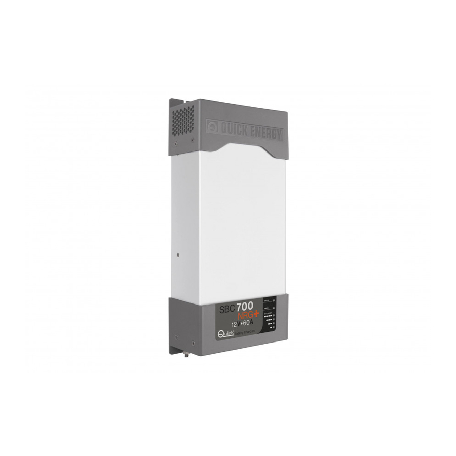 Quick SBC 600 NRG+ FR Manual Of Installation And Use