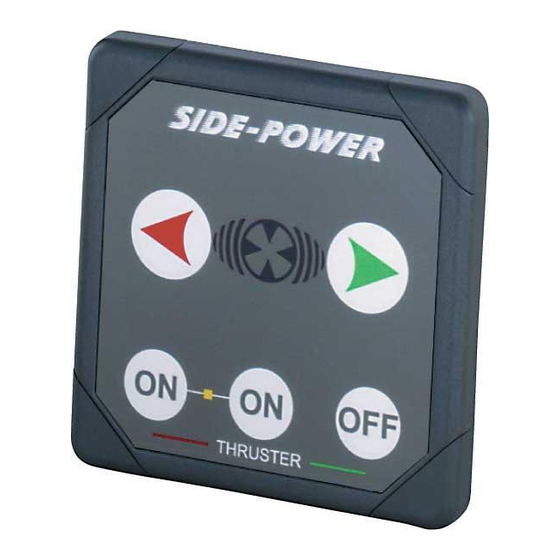 SLEIPNER MOTOR AS Side-Power 8950 Manuals