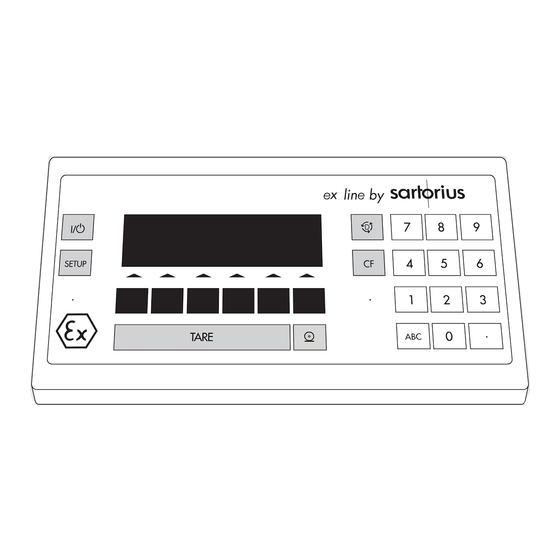 Sartorius Factory Series Operating Instructions Manual