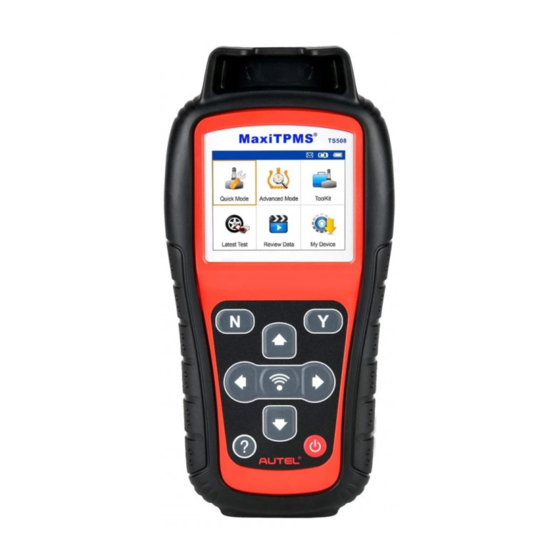Autel MaxiTPMS TS508K Manual