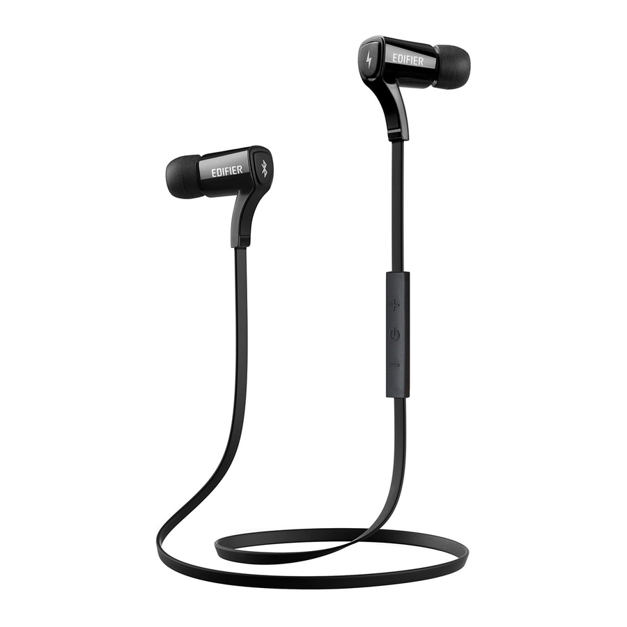 EDIFIER W288BT - Bluetooth Sport Headphone Manual