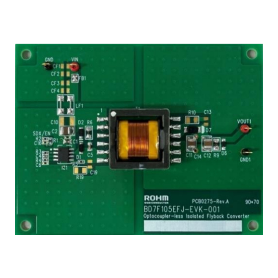Rohm BD7F105EFJ-EVK-001 Management IC Manuals