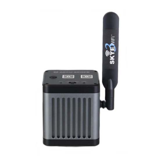 Accu-Scope SKYE WiFi 3 Manuals