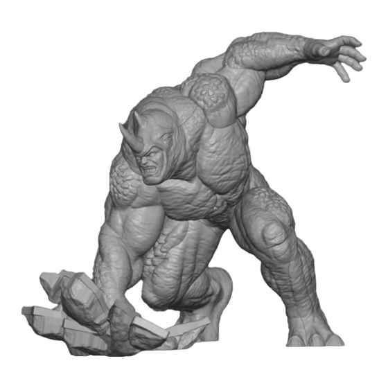 ATOMIC MASS GAMES MARVEL CRISIS PROTOCOL MINIATURES GAME RHINO Assembly Manual