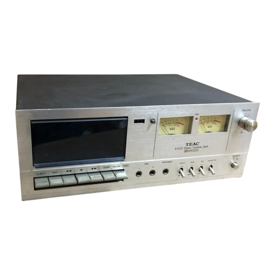 Teac A-100 Owner's Manual