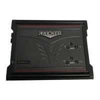 Kicker KICKER ZX Series ZX350.4 Owner's Manual