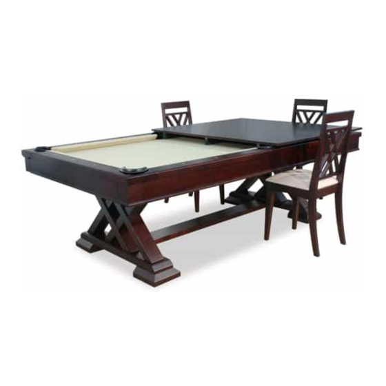 Presidential Billiards Archer Installation Instructions Manual