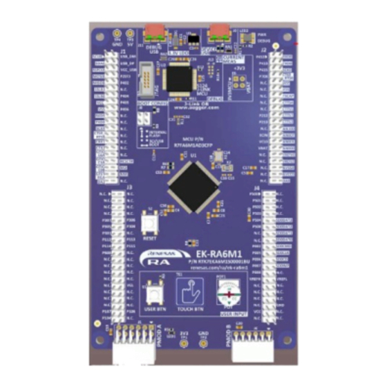 Renesas RA6 Series Quick Start Manual