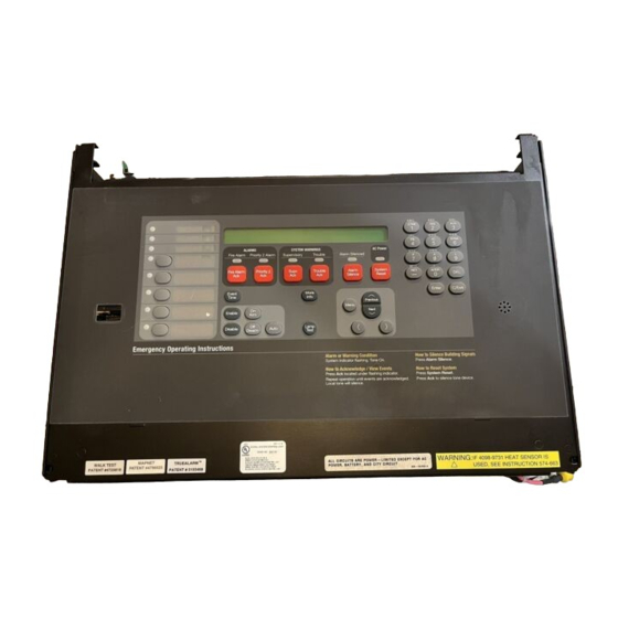 Simplex 4100U/TFX Operating Instructions