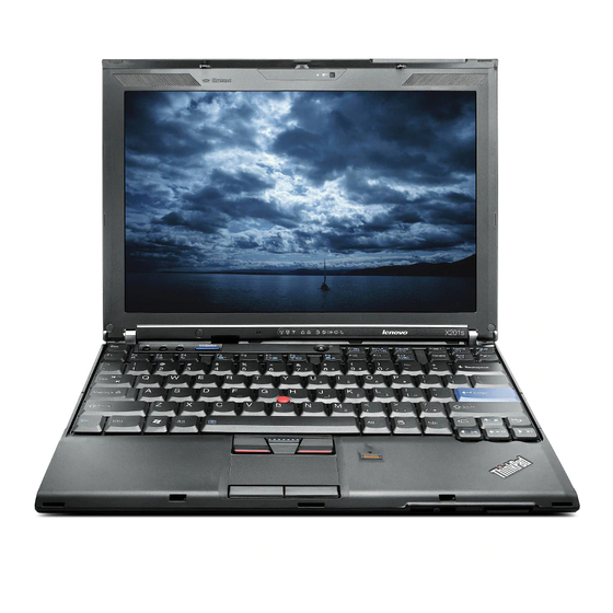 Lenovo ThinkPad X201 3249 Manuals