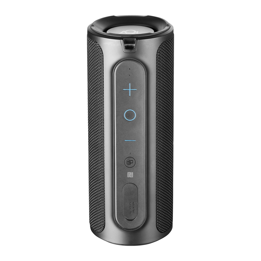 AQL HURRICANE - Dual Driver Splashproof Portable Speaker Manual