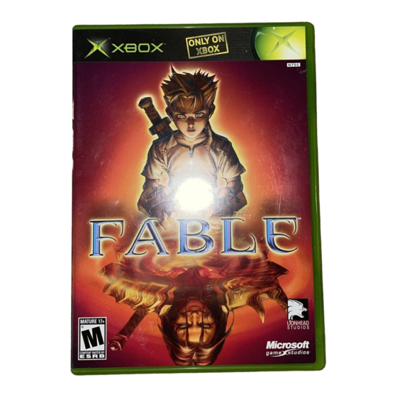 MICROSOFT GAME STUDIOS FABLE MANUAL Pdf Download | ManualsLib