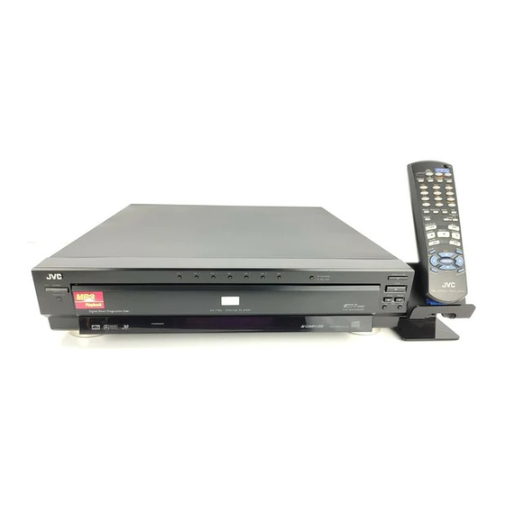 JVC XV-F80BK - Progressive-Scan DVD Player Manuals