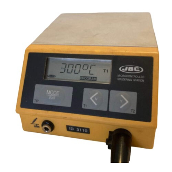 jbc MD 3050 Manual