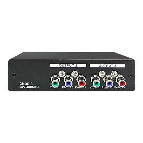 CYP CHDD-3 Operation Manual