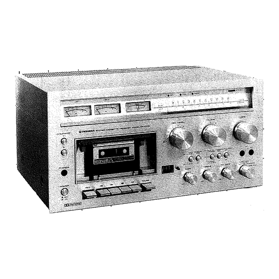 Pioneer CX-7000 Operating Instructions Manual