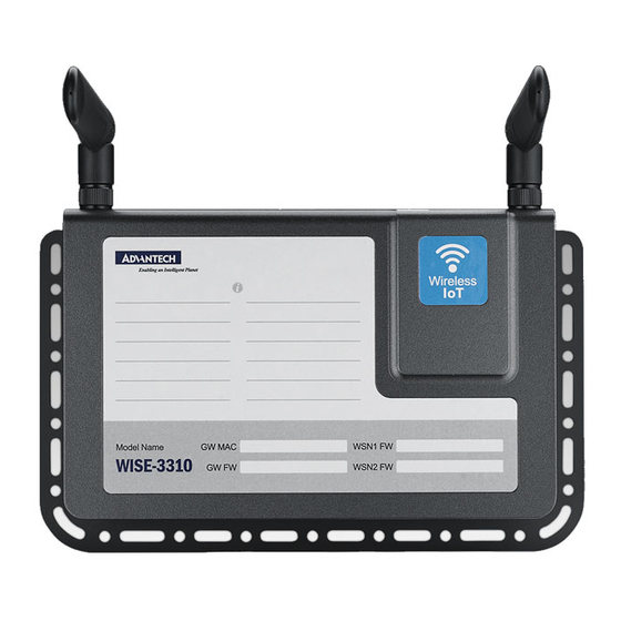 Advantech WISE-3310 User Manual