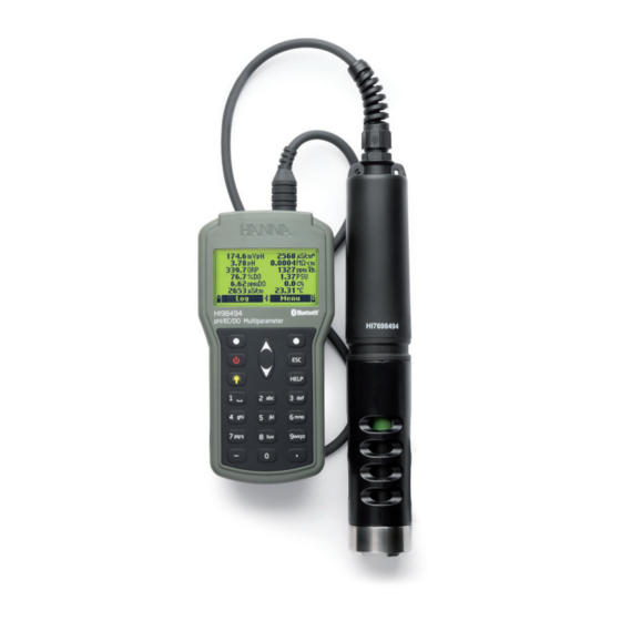Hanna Instruments HI98494 Instruction Manual