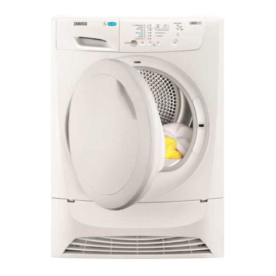 Zanussi ZDP7208PZ Installation Instructions