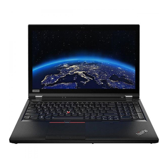 Lenovo ThinkPad P53 Manuals