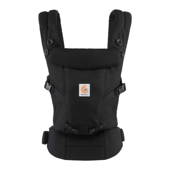 ergobaby BCAPEABLK Instruction Manual