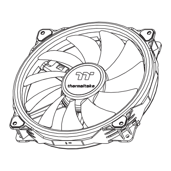 Thermaltake Riing Trio 20 Installation Manual