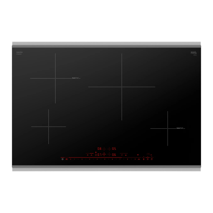 Bosch NIT8060SUC, NIT8060UC - 30" Induction Cooktop with Home Connect Manual