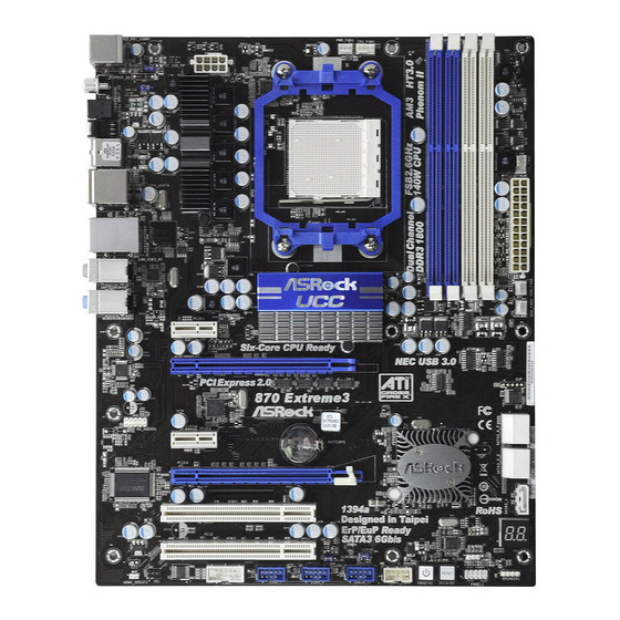 ASROCK 870 EXTREME3 User Manual