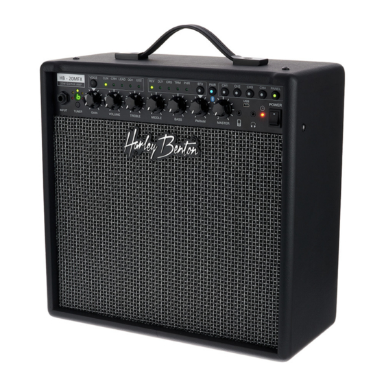 Harley Benton HB-20MFX User Manual
