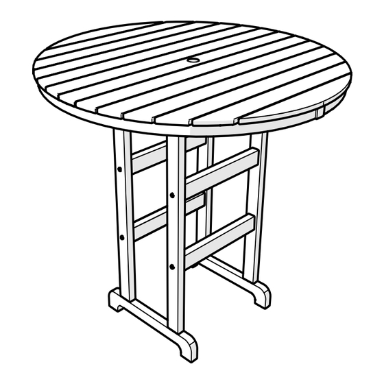 Polywood PWLB48 Assembly Instructions