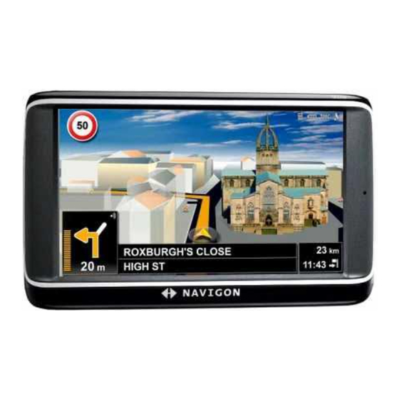 Navigon 70 Premium User Manual