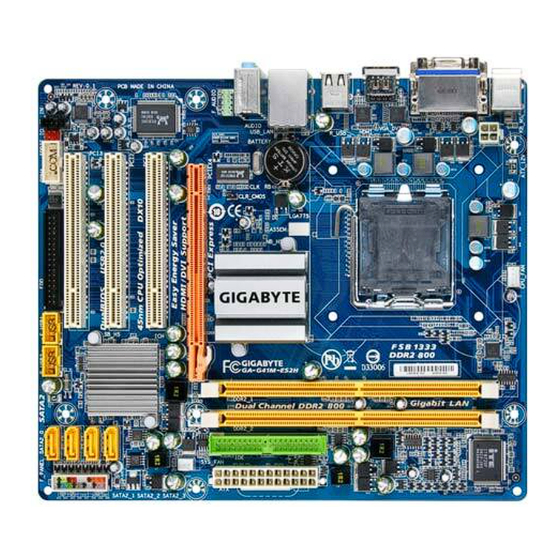 Gigabyte GA-G41M-ES2H User Manual
