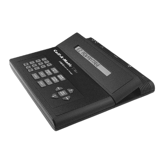 EZ Call a Matic User Manual