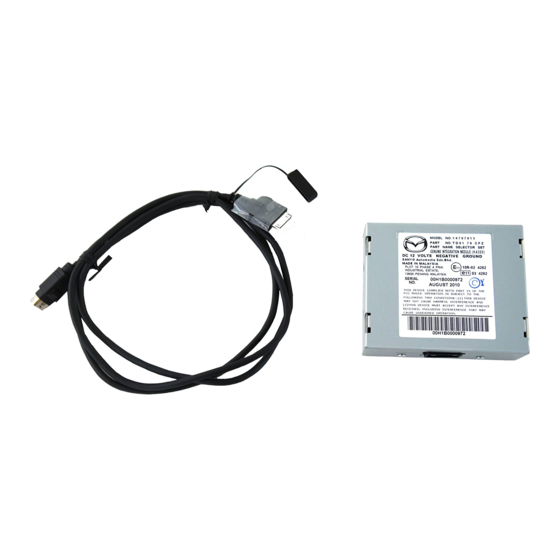 Mazda TD91 79 CFZ Installation Instructions Manual