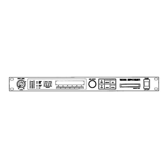 Yamaha SPX990 Operation Manual