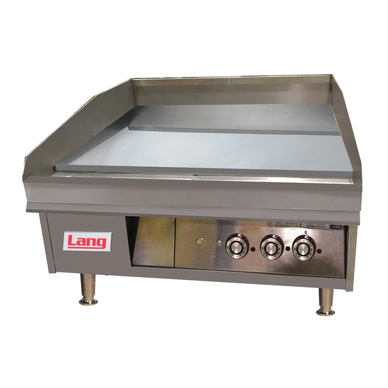 Lang ACCU-TEMP Installation And Operation Instruction Manual
