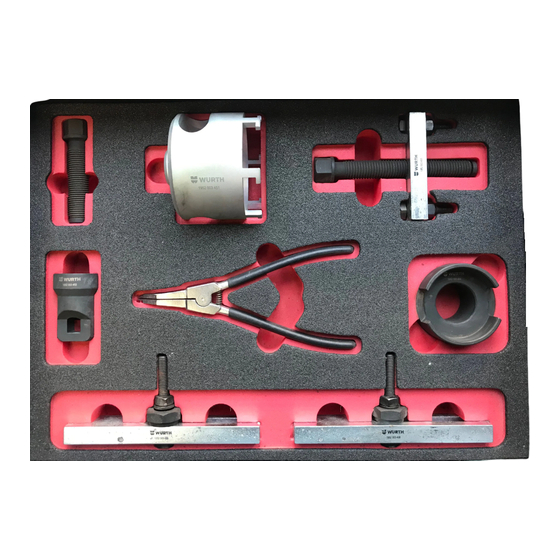 Würth 1952 003 450 Operating Instructions Manual
