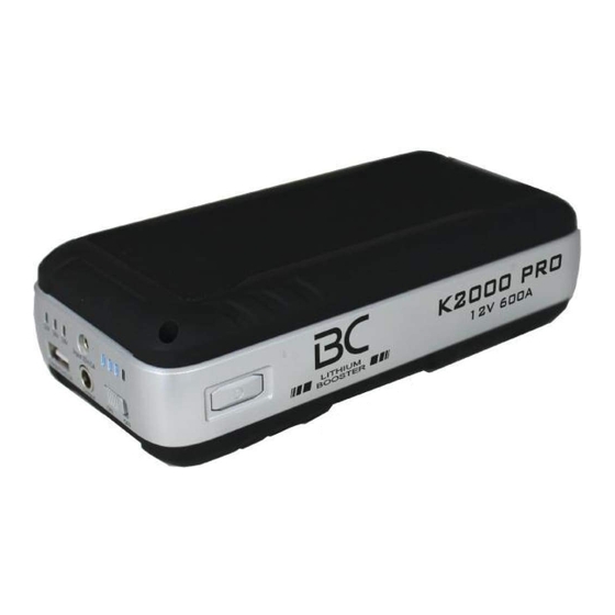 Battery Controller BC BOOSTER K2000 PRO Operation Manual