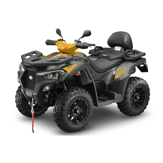 KYMCO MXU550i Manual