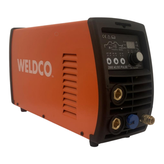 WELDCO WDC0821 Operator's Manual
