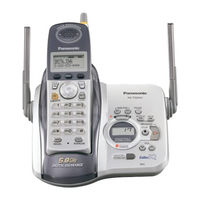 Panasonic TG5431S - 5.8 GHz DSS Cordless Phone Operating Instructions Manual