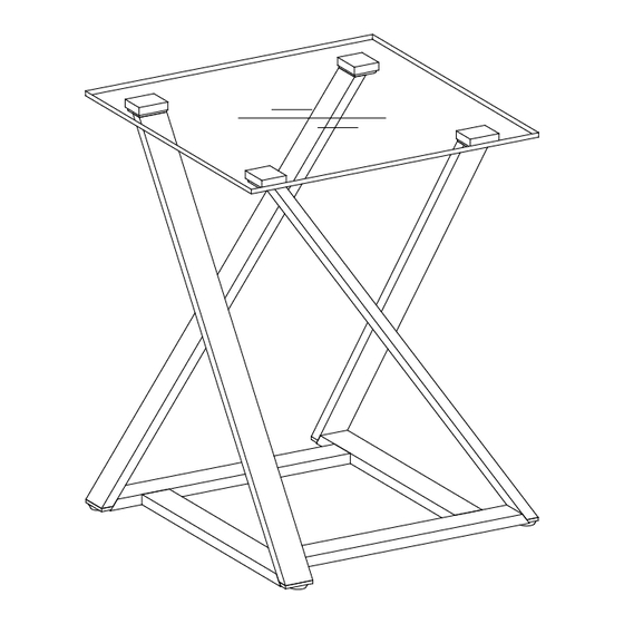 BUT Kroma Side Table Assembly Instructions