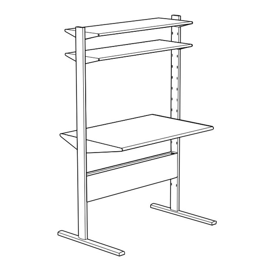 IKEA FREDRIK COMPUTER WORKSTATION 39X24" Instructions Manual