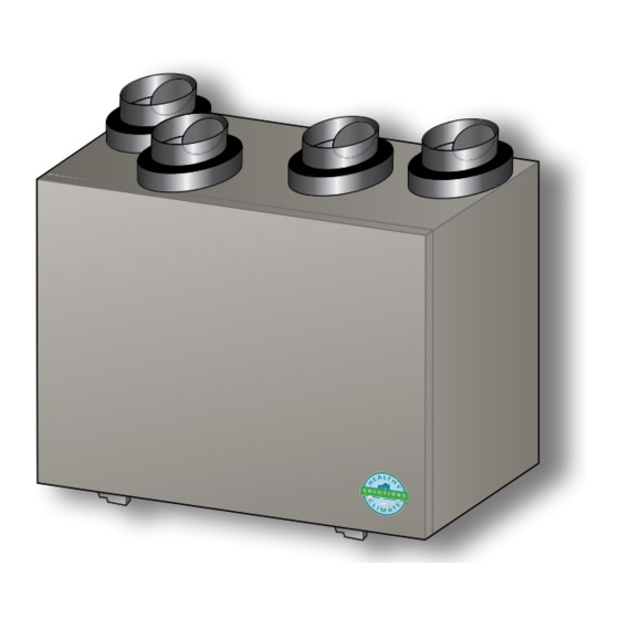 Healthy Climate HRV Series Installation Instructions And Home Owner's Manual