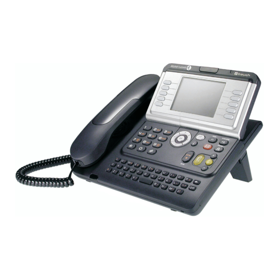 Alcatel-Lucent IP Touch 4038 Basic User Training Manual
