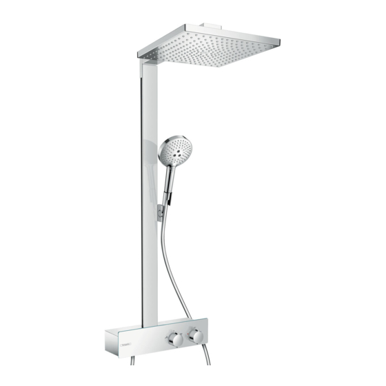 Hans Grohe Raindance E 300 1jet Showerpipe 350 ST 27361000 Instructions For Use/Assembly Instructions