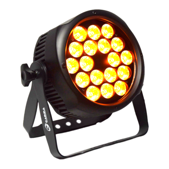 Gamma Starburst LED Par Lights Manuals