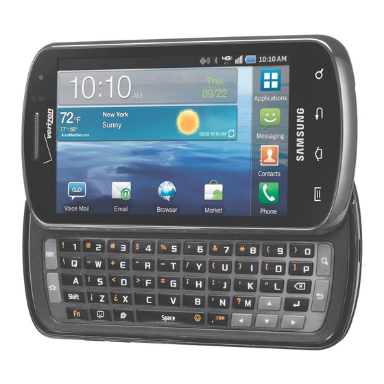 Samsung Galaxy S Stratosphere User Manual
