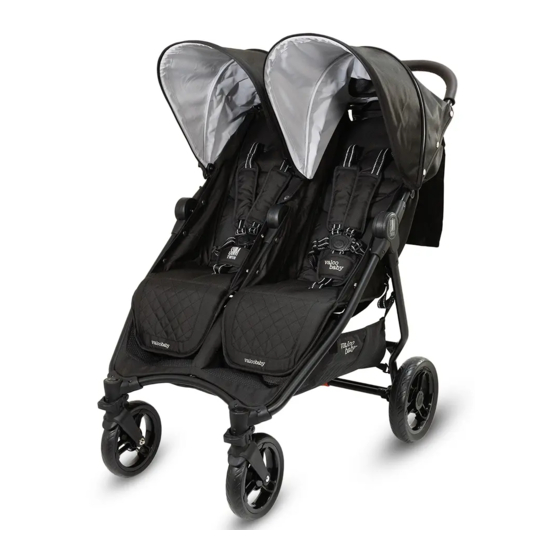 Valco baby Slim Twin Double stroller Manuals